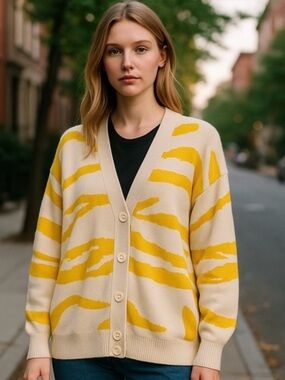 CAbi Roar Cardigan Size Medium